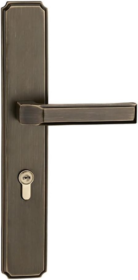 Copper Door Lock Mute Interior Wooden Universal