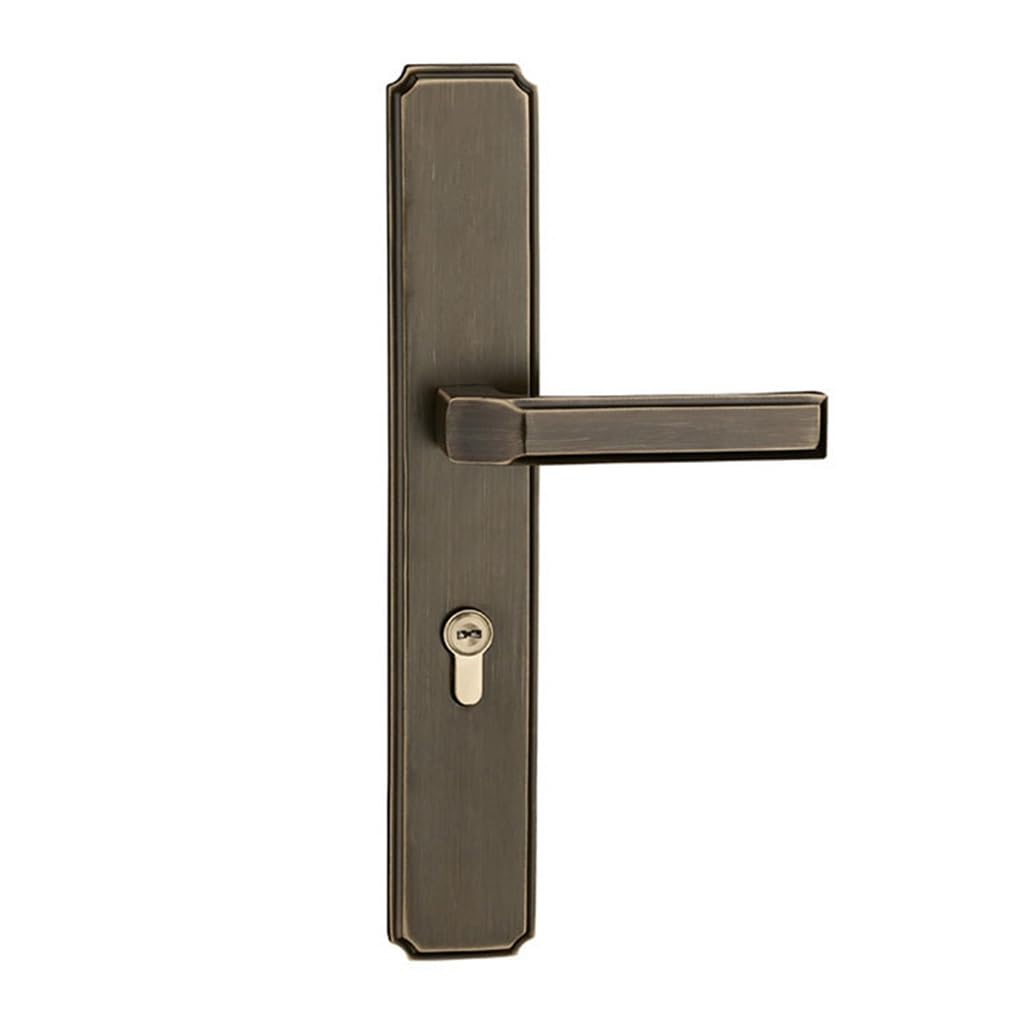 MOBYGKFY Copper Door Lock Mute Interior Wooden Universal