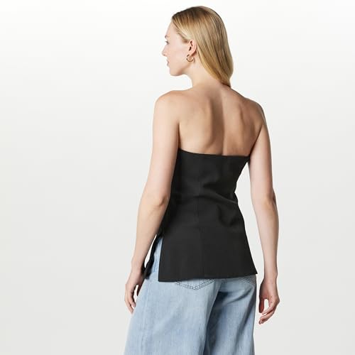 Image of The Drop womens Stowe Woven Strapless Tunic