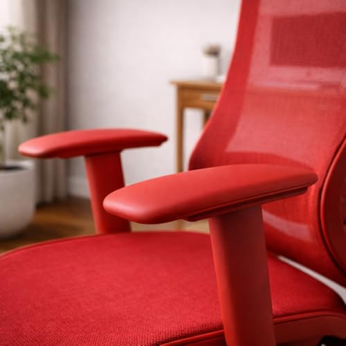 Image of Lakdi The Furniture Ergonomic High Back Office Chair with Adjustable Height, Mesh Back, Lumbar Support, Adjustable Armrest & Tilt Lock, Airflow Back - Free Assembly,5 Year Warranty - SSL-886