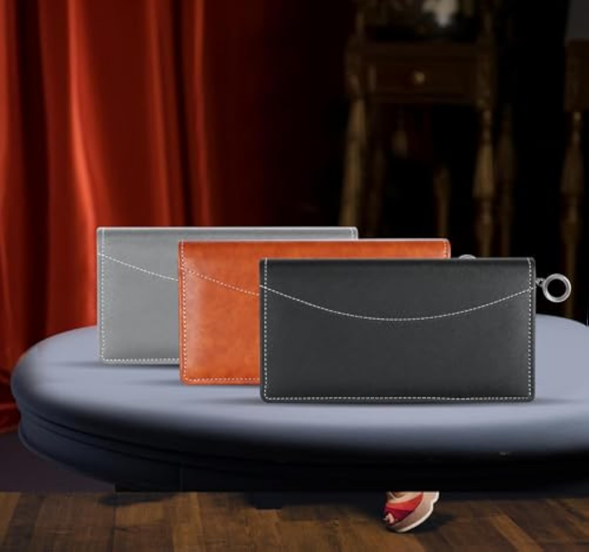 Passport Holder with Cheque Book Holder, Stylish Design for Secure Travel