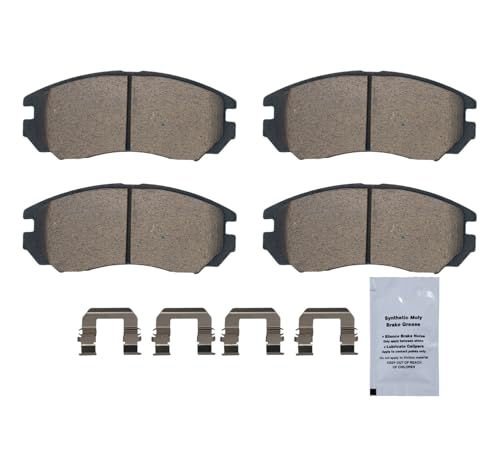 Image of HUSCH D1104 Front Ceramic Brake Pads Kit Fit For Hyundai Tiburon 2005, 2008