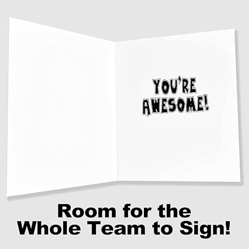 Play Strong 3-Pack Thanks Softball Coach You're Awesome (Blue, 5X7) Greeting Thank You Cards Set Amazing For Softball Players, Teams, Coaches, Family And Fans - Your Coaches Will Love 'Em! #TOP1
