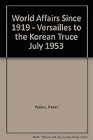 World Affairs Since 1919 0423816101 Book Cover