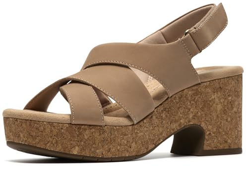 Sandales compensées Nerisa Grace Clarks avec semelle amortissante confort