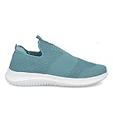 PAYMA - Zapatillas Sneakers Deportivas Mujer. Tela Malla Transpirable. Tenis Gimnasio, Deporte, Casual y Caminar. con Sin Cordones. Velcro. Color: Celeste. Talla: EU 38