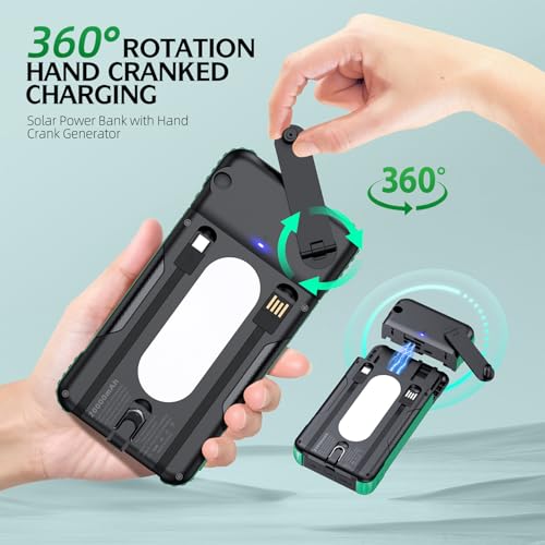 Batería de supervivencia solar de 20000 mAh para tablet y smartphone 7