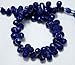 Produktbild LOVEKUSH 50% Off Gemstone Jewellery Lapis Lazuli Tear Drops Beads, Lapis Faceted Drops Side Drill Briolettes Gemstone For Jewelry, 7x10mm Approx, 4.5 Inch Strand Code:- RADE-24923