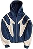 Men's Women's Fall/Winter Street Hip Hop Splicing Printed Hoodie Cotton Long Sleeve Sports Style Tops Y2K Harajuku Style Jacket Sweatshirt (Blue,S) #2