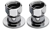 Krowne 21-400L Krowne Silver Series Coupling Flanges, (2) Pieces, 1/2' NPT Female Inlet, Low Lead Compliant...