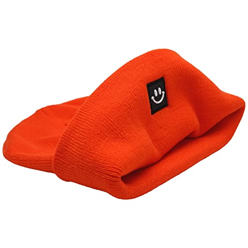 Image of 55cube Knit Beanie Hat Cuffed Plain Skull Cap for Men Women