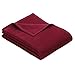 Produktbild Ibena Kuscheldecke XXL Porto 3560 / Tagesdecke rot/Wolldecke 220x240 cm/besonders flauschig weich und angenehm warm, Baumwollmischung in hervorragender Qualität in vielen Größen erhältlich