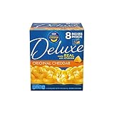 3 set Kraft Deluxe Original Cheddar Macaroni & Cheese Dinner (14 Ounce, 8 Pack)