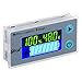 Battery Meter, DROK 48V Digital Battery Remaining Capacity Percentage Level Voltage Temperature Monitor Tester, 10-100V 12V 36V 24V 48 Volt Electric Boat Battery Power Analyzer