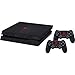 Produktbild shibby Playstation 4 Skin Set, Sticker für PS4 Konsole und 2 PS4 Controller - im Schwarze Waben Design