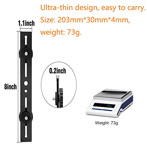 Kagyoku KAGYOKU_DOUBLE_1438_BK Dual Flash Bracket 8In/20.3Cm Camera Mount Tripod Bracket thumb #5