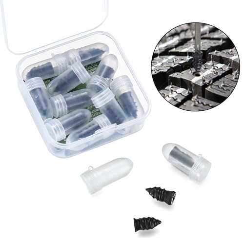 60 Pcs Clavo de Goma para Neumáticos, Clavos de Reparación Kit Repara Pinchazos Coche, Clavos de Goma de Neumáticos al Vacío Kit de Reparación de Neumáticos para Moto, Coche, Bicicleta, 30S+30 L - imagen 7