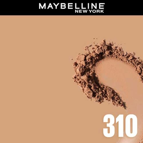 Maybelline New York Fit Me Compact Powder, Matte + Poreless Compact Powder, upto 16 hours of Oil Control with SPF 32 PA+++ and UV filters & ideal for normal to oily skin - 310 Sun Beige|6g