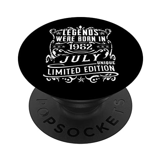 Cumpleaños Julio 1952 Edición Limitada Regalo Legend July PopSockets PopGrip Intercambiable