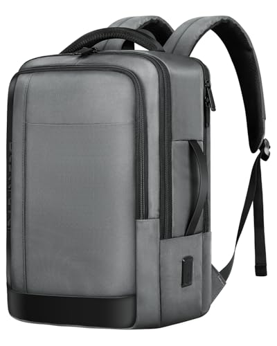 Besttravel Sac à dos élégant pour ordinateur portable, pratique et étanche de 25 L, pour ordinateur portable de 15,6, sac à dos pour homme avec port de charge USB-C, sac de travail parfait pour le