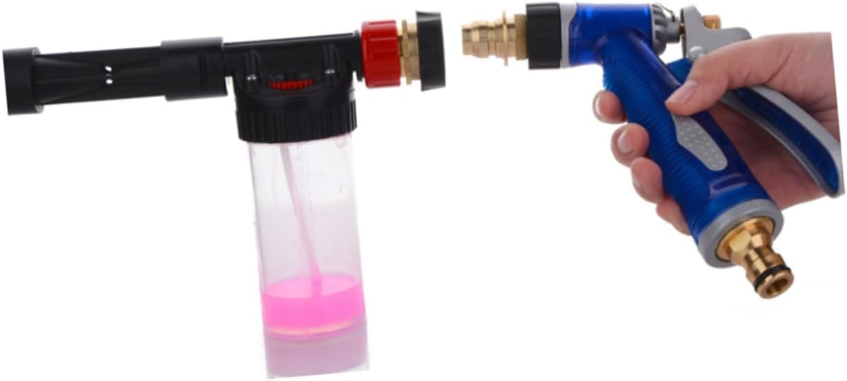 Car Cleaning Sprayer Ratio Dial Portable Design for Vehicle Washing Motorcycle Cleaning Window Washing Self-Priming Dispenser for Easy Use
