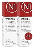 N1 Warzen Tinktur 2x2 ml - [Warzenentferner] - Warzen entfernen einfach und schmerzfrei - Warzenmittel für Warzen an Händen und Füßen - effektiv ab der ersten Anwendung - Apothekenprodukt