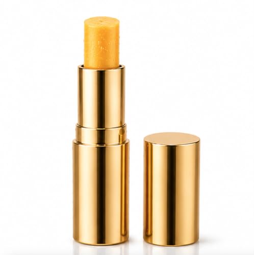 Image of Barrier Repair Tinted Lip Balm with Shea Butter & Vitamin E | Nourishing Lip Care for Dark, Chapped Lips | Golden Berry Lightens Pigmentation & Protects Lips | Non-Sticky | For Men & Women (10g)