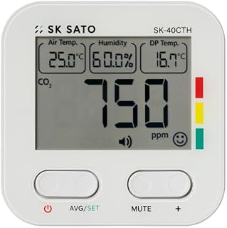 舒适导航® CO2显示器迷你 SK-40CTH 佐藤测量器制作所