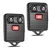 Llavero de entrada sin llave compatible con Ford F150 F250 F350 Explorer Expedition 1998-2016 / Ranger Escape Edge E150 Freestar / Lincoln Navigator Mazda 3 botones control remoto reemplazo