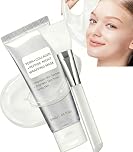 YcPaper PDRN Collagen Night Wapping Mask, Peptide Overnight Peel Off Face Mask for Glass Skin, Gentle Exfoliation, Firmness, Elasticity, Deep Hydration, Korean Skincare 50ml (Brush Included)