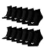 Produktbild PUMA unisex Quarter Sportsocken Kurzsocken Socken 271080001 12 Paar, Farbe:Schwarz, Menge:12 Paar (4x 3er Pack), Größe:39-42, Artikel:-200 black