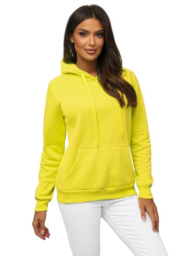 OZONEE Damen Kapuzenpullover Sweatjacke Sweatshirt Farbvarianten...