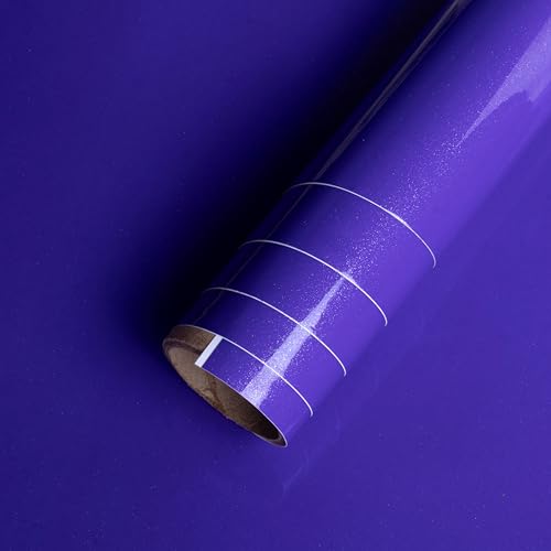 Image of Itsy Bitsy Vinyl Colour Changing Hot Dark Purple to Blue 12inchx2ft|for Home Kitchen, Cabinet Furniture,Oil Proof,Table Top,Wall,Car Wrap Sheet,Wallpaper, Waterproof Vehicle Sticker