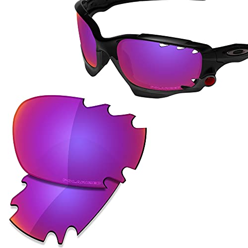 Image of SAUCER Premium Replacement Lenses & Rubber Kits for Oakley Jawbone Vented Racing Jacket (Low Bridge Fit) | UV400 Protection