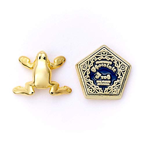 Official Harry Potter Chocolate Frog Gold Plated Stud Earrings WES0157