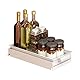 Teleskopschublade, Ausziehbare Schublade KüChen Organizer Mit Griff, Schubladen Organizer KüChe GewüRzregal Ausziehbar Schrank Organizer SpüLenunterschrank Organizer für KüChe, Bad, 15.5x35.8x5 Cm
