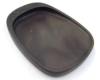 素敵なミニミニ端渓硯♡ Amazon | LOVE MIYABI 歙州硯 ミニ硯 円形 丸型 8.5cm 栗（クリ