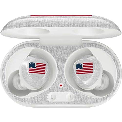 Skinit Decal Audio Skin Compatible with Samsung Galaxy Buds+ - Officially Licensed Skinit Originally Designed Republican American Flag Design