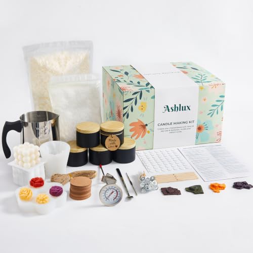 Kit de velas de cera de soja y abejas con moldes completos