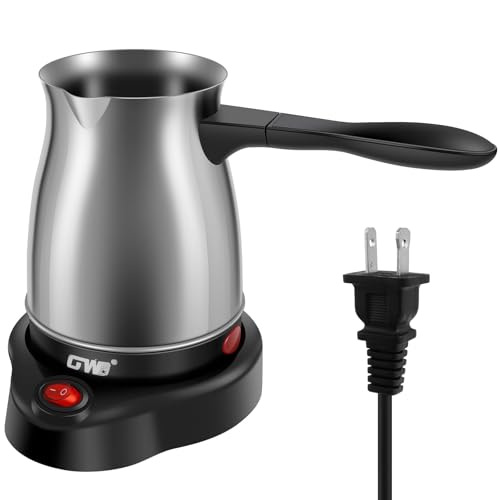 Cafetera Turca Eléctrica Acero Inoxidable 600ml 110V