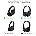 umvowuxa 2 Sets Studio Pro Headband Replacement Parts & Replacement Hinge Compatible with Beats Studio Pro and Studio 3 Headphones, Studio Pro Replacement Headband Metal Repair Parts (Deep Brown)