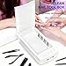 Nail Tool Sterilizer Box, ALLGLAM USB Portable Sterilizing Box for Nail Manicure Tools, Beauty Tweezers, Tattoo,Mobile Phone Cleaning (White)