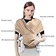 JM-Tragetuch Baby,Elastisches Babytragetuch ohne binden,Ergonomisches Baby Tragetuch,Atmungsaktives Tragetuch für Hände frei Verstellbare Babytrage von 3,6 kg bis 15 kg (Schwarz)
