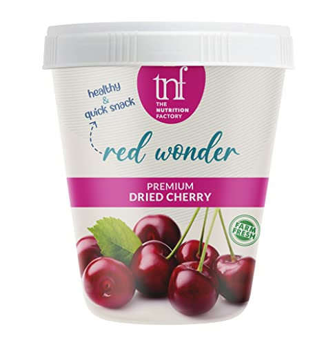 Image of The Nutrition Factory Red Cherry 350g | 99.9% Fat Free | Rich Vitamin A | Candied | Celebrations