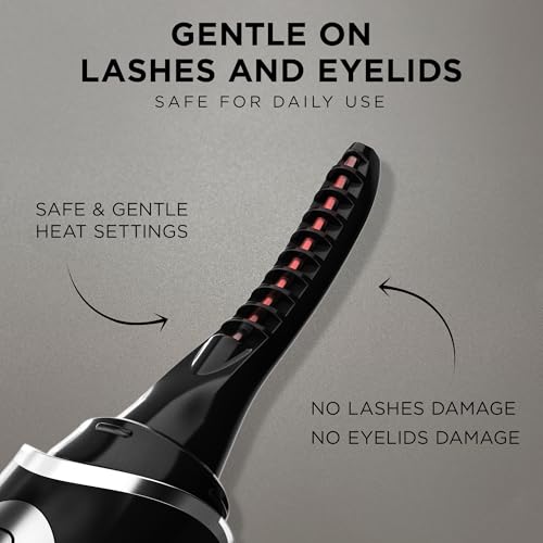 AYASAL Heated Eyelash Curler for Women: Electric Lash Curler with 10-Second Fast Curl, Long-Lasting Results, Gentle Eye Care, Perfect Curling Tool - Thumbnail 4