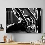 Beautiful Sexy Lingerie In Bdsm Outfit Canvas Wall Art Picture Print Home Decoration (31cm X 20cm)