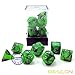 Bescon Two-Tone Glow-in-The-Dark Polyhedral Dice Set Spooky Rocks, Luminous RPG Dice Set d4 d6 d8 d10 d12 d20 d% Brick Box Pack