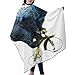 Produktbild N/A Bear And Dog Show On Bike Cute Cartoon Professioneller Friseurumhang Friseurumhang Nylon wasserdicht mit verstellbarem Schnappverschluss 139,7 x 167,6 cm