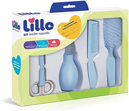 Lillo Kit Recém Nascido Higiene - Azul
