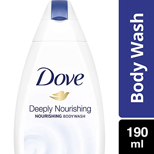 Image of Dove Deeply Nourishing Body Wash 190 ml with free loofah And Dove Daily Shine Shampoo, 340ml
